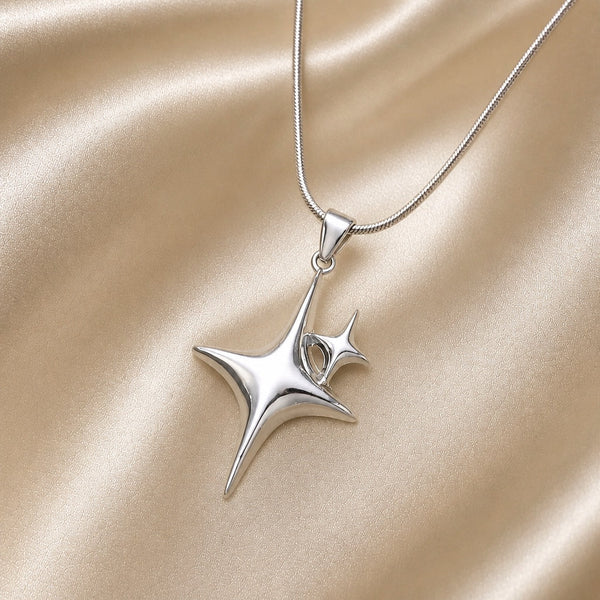 Collier North Tähti en or blanc