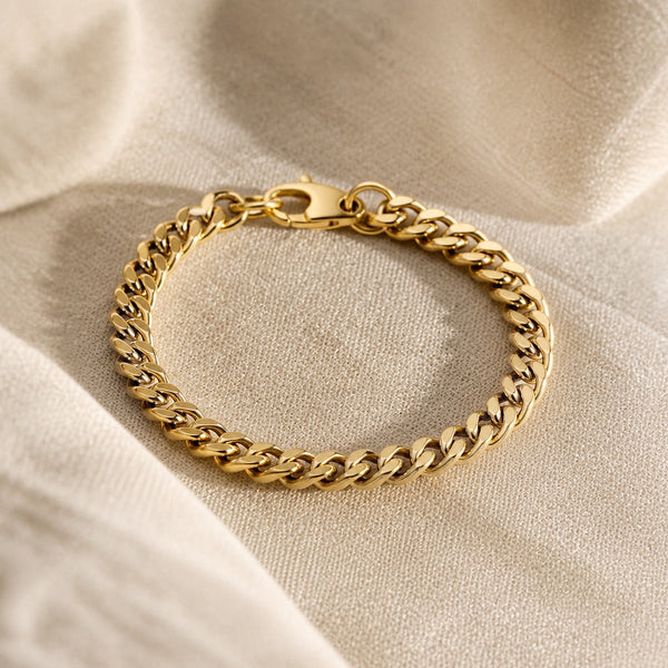 Bracelet en Or Cubain Classique