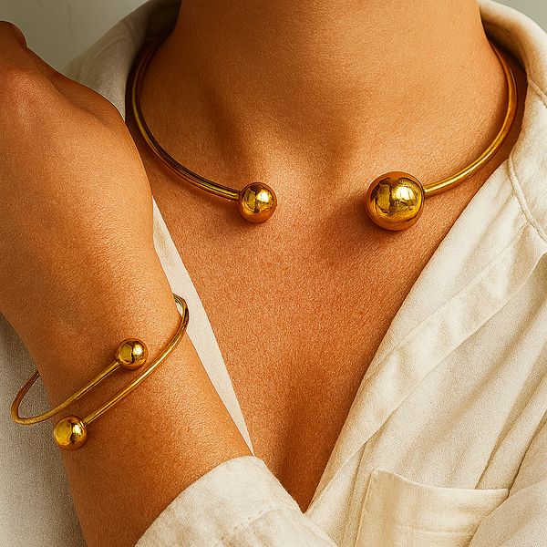 Ensemble de collier et bracelet sélectionné