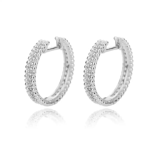 Boucles d'oreilles en cristal à clous Niitti