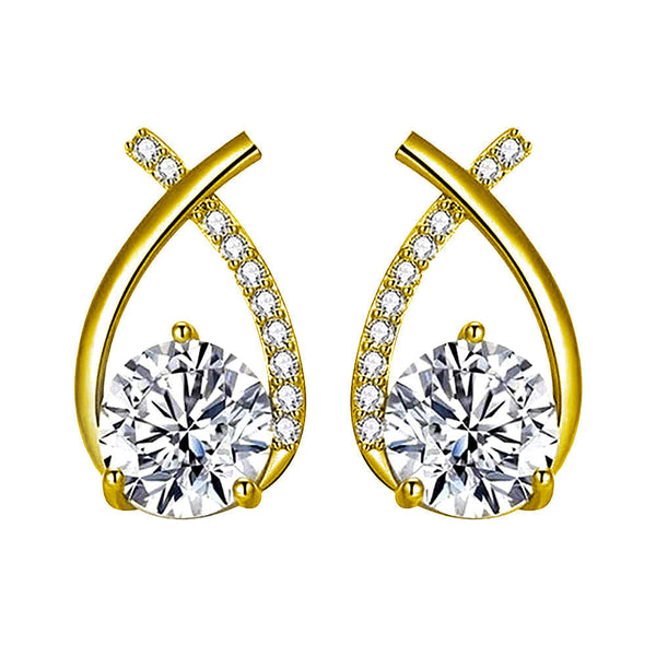 Arielle™ | Boucles d'oreilles dorées pour femme