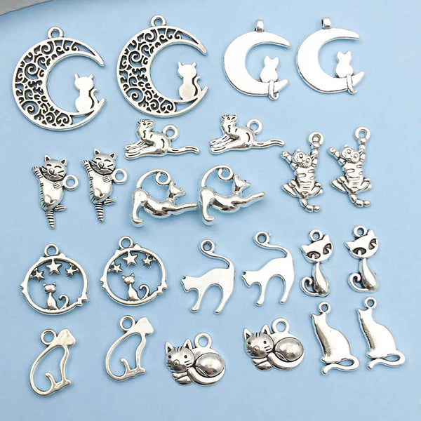 Collection de leurres en argent vintage