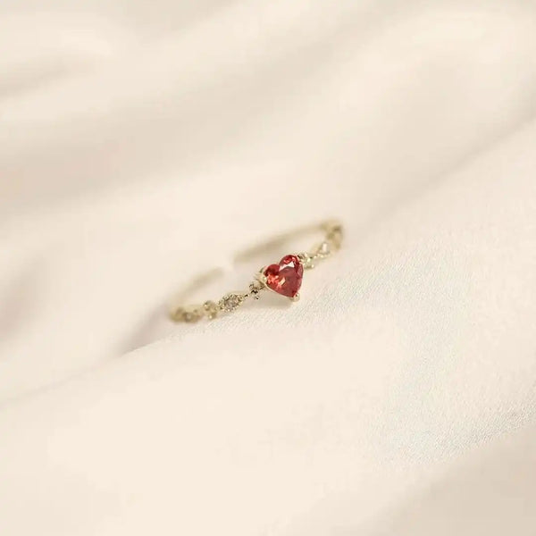 Bague Accent Marquise Pierre de Cœur
