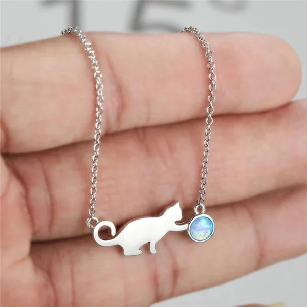 Collier vintage chaton