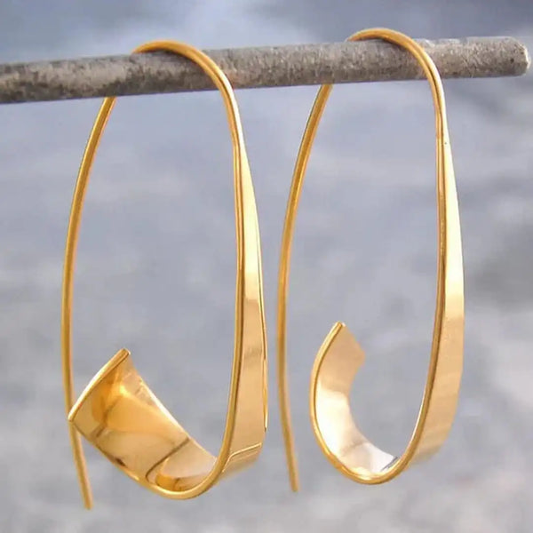 Boucles d'oreilles spirales vintage