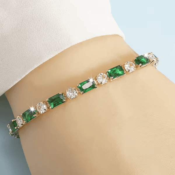 Bracelet Radiance en Cristal Émeraude