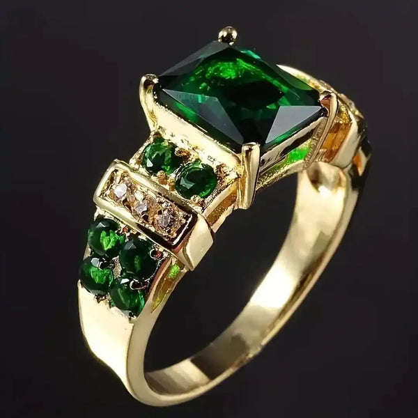 Superbe Bague Émeraude Intemporelle