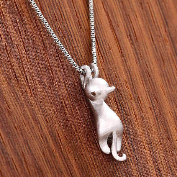 Collier Fun Kitten Argent