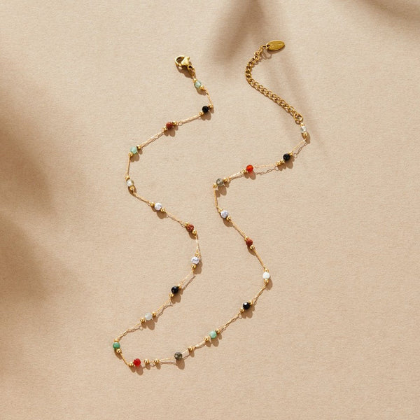 Collier Minimaliste en Pierre