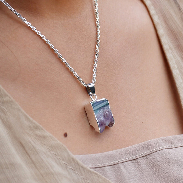 Collier en Améthyste Céleste