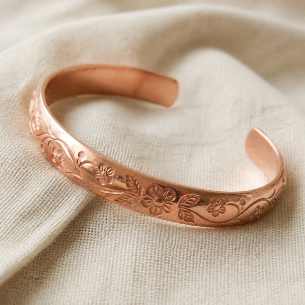 Bracelet en cuivre Héritage de Fleur