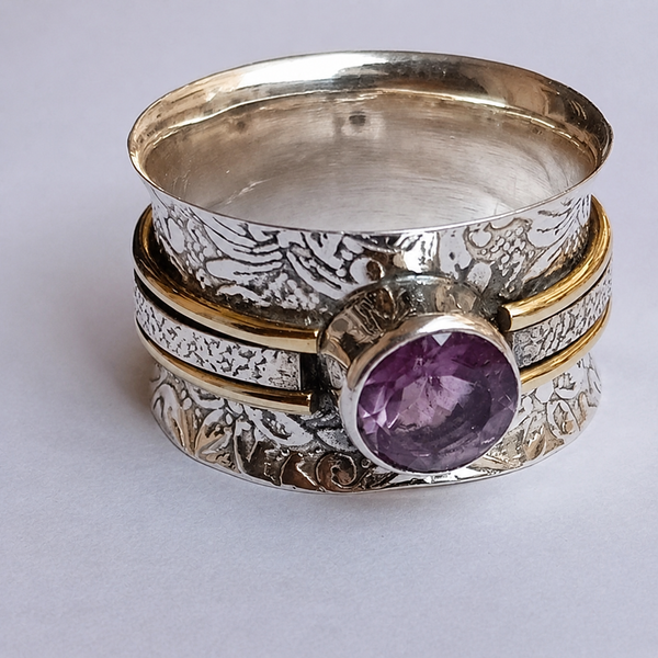 Bague de Méditation en Cristal Bohème
