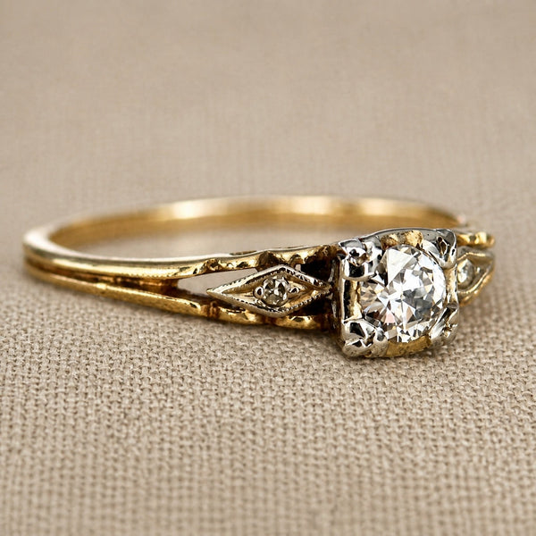 Éblouissante Bague en Cristal Doré