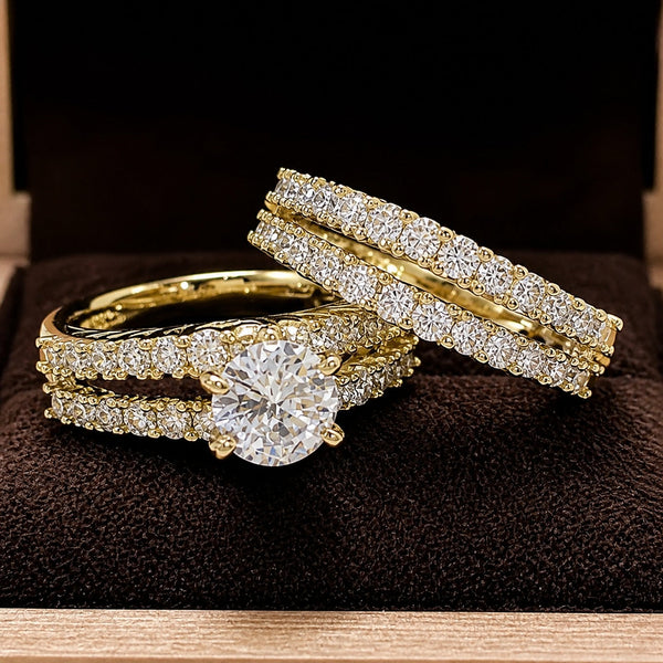 Ensemble de Bagues Ikuinen Radiance Diamant
