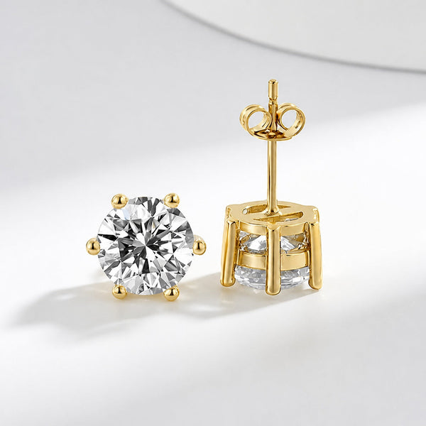 Boucles d'oreilles en diamant Luxe
