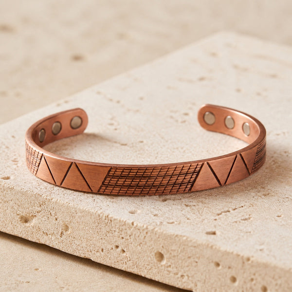 Bracelet en cuivre Crest Radiance