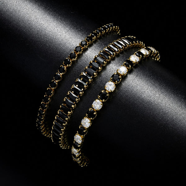 Ensemble de bracelets en cristal Onyx