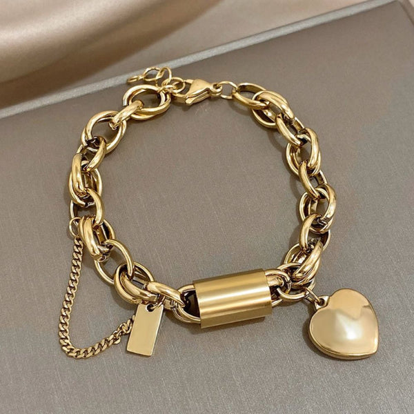 Bracelet en or Love Link