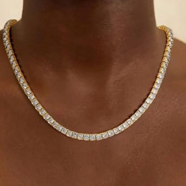 Collier en or Tennis