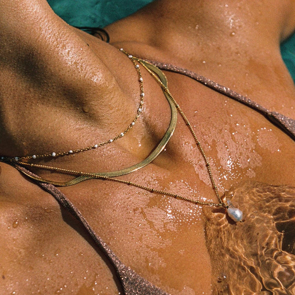 Ensemble de colliers Luminous Tides en trois pièces