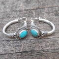 Boucles d'oreilles vintage turquoise