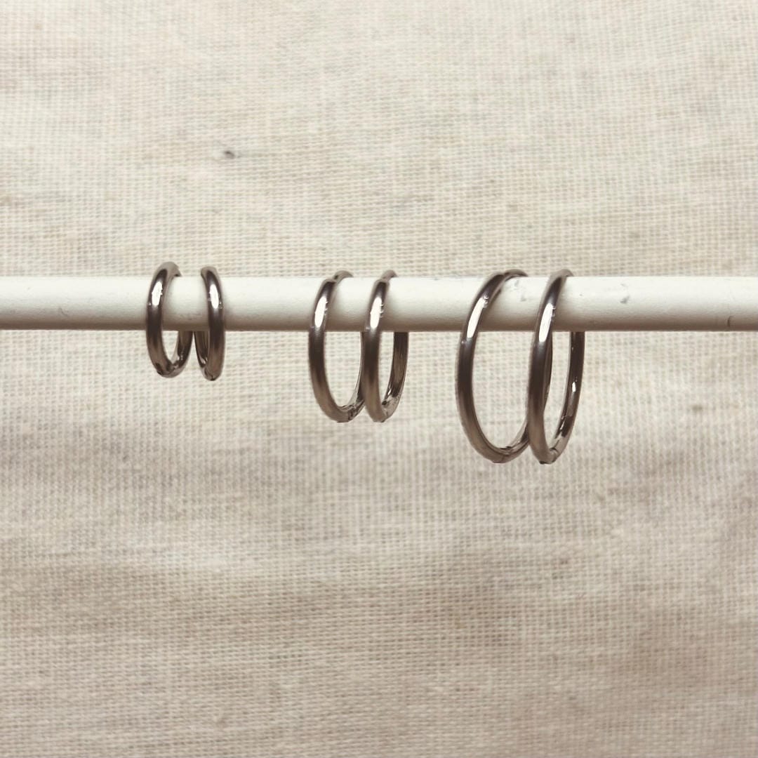 Ensemble de 3 Paires de Boucles d'Oreilles Quotidiennes Or Argent