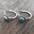 Chic™ | Boucles d'oreilles turquoise rétro