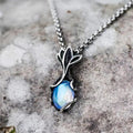 Collier en argent Lotus rayonnant