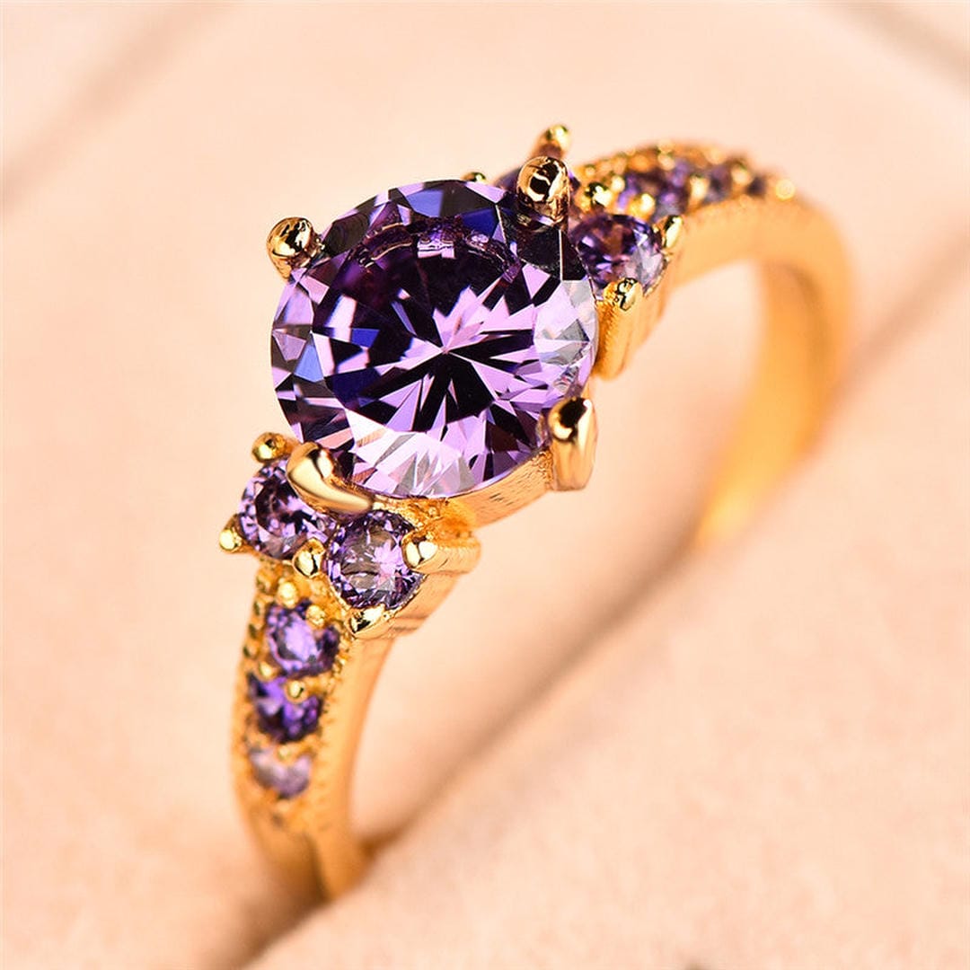Bague Accent Solitaire Ronde Royale