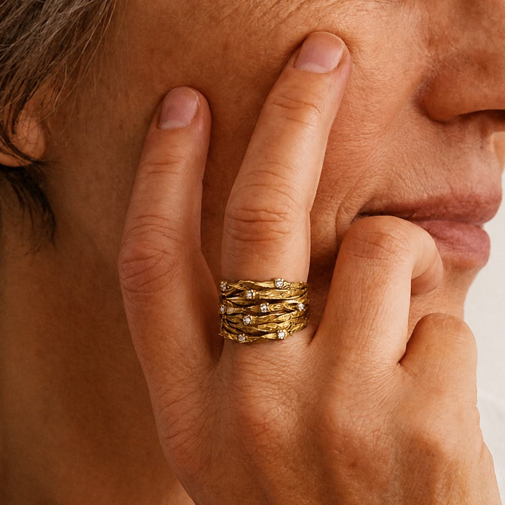 Bague Sculptée Vintage Kulta