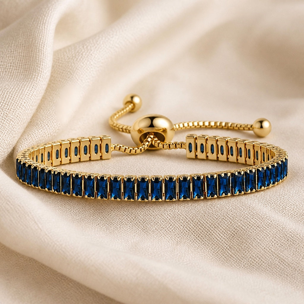 Bracelet de tennis en zirconium raffiné