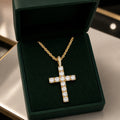 Collier Croix Diamant Classique