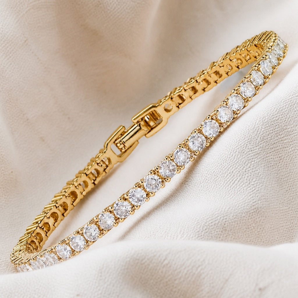 Bracelet en or Tennis Ikuisuus
