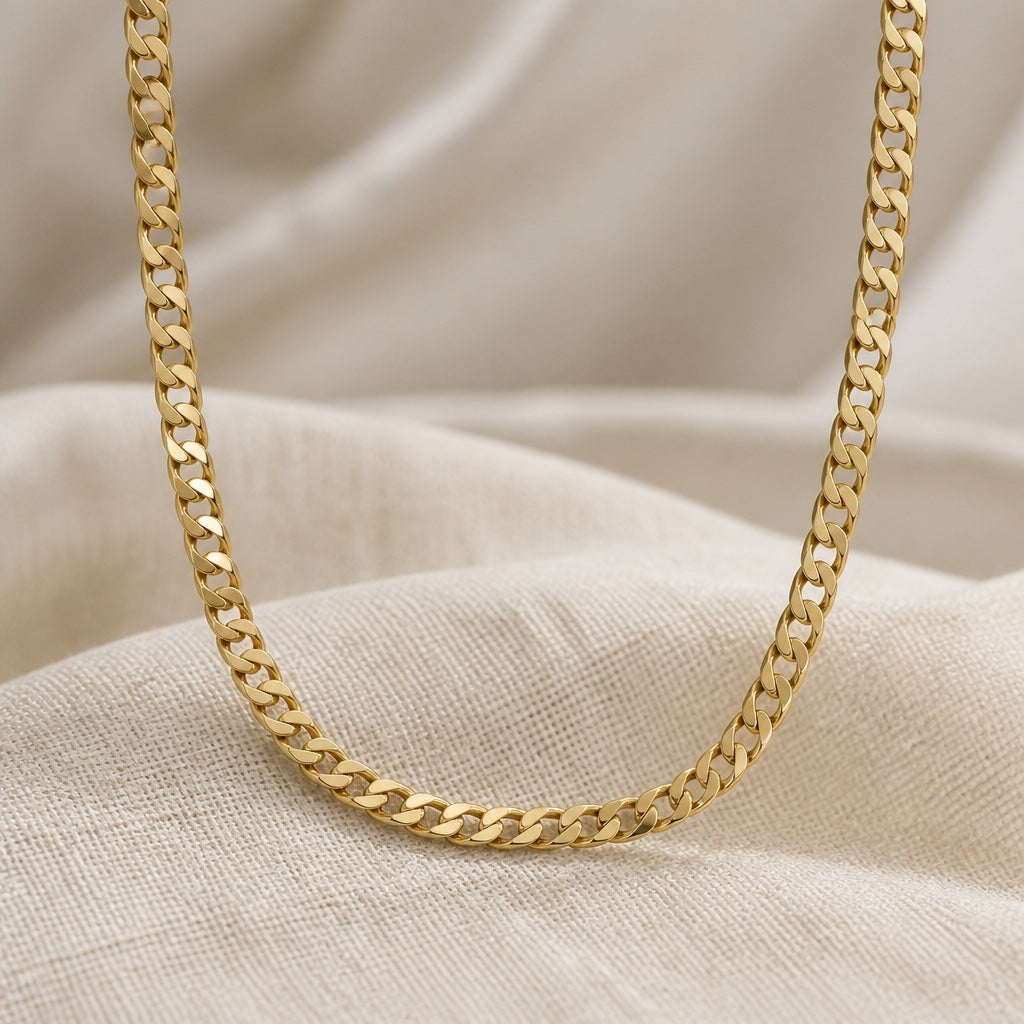 Collier en chaîne dorée Imperiaali