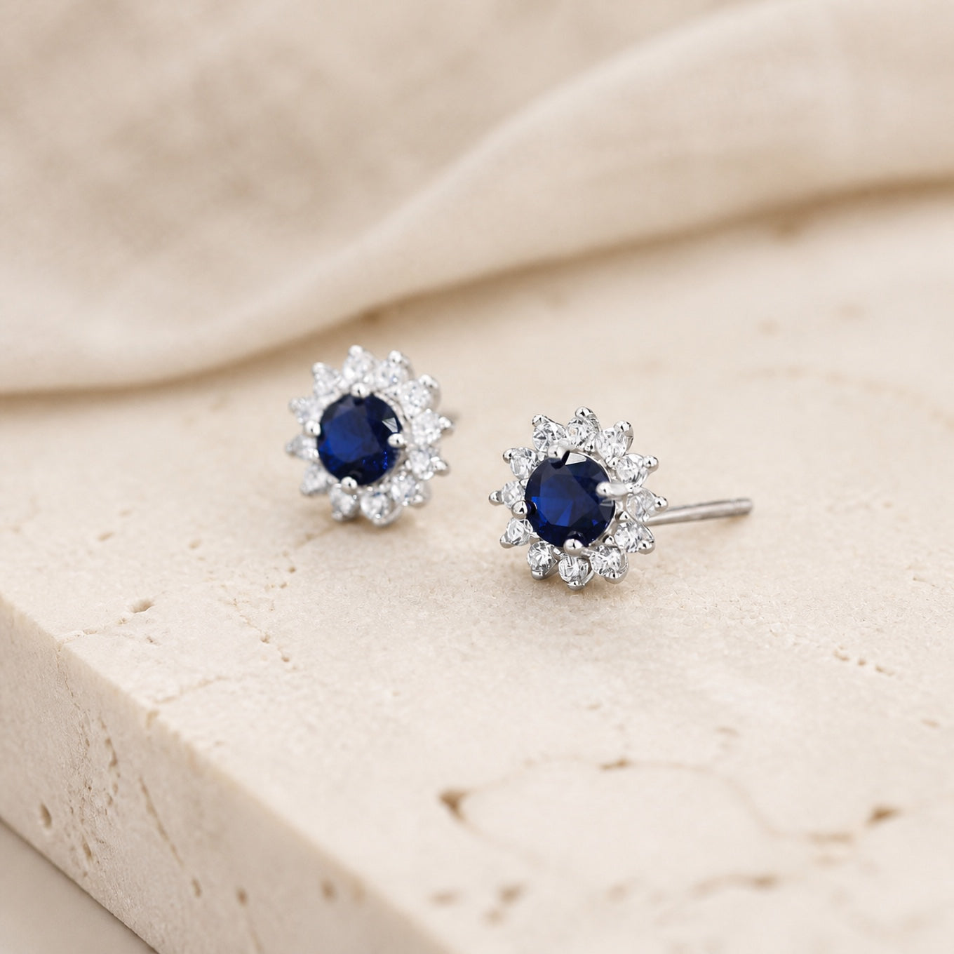 Boucles d'oreilles Safiiri Céleste en Fleur