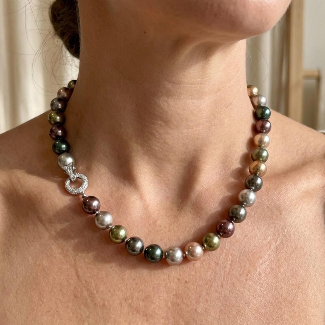 Collier de Plage Perle de Minuit