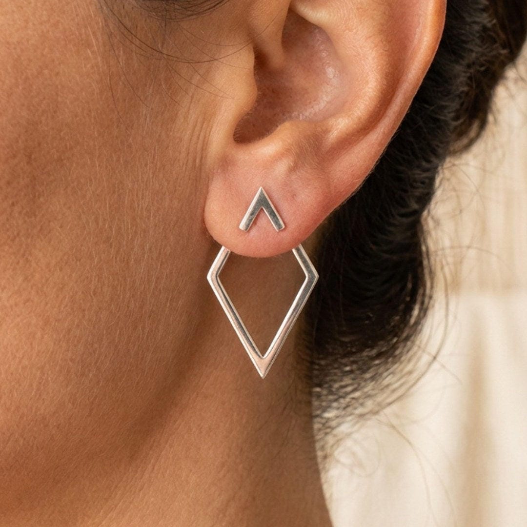 Boucles d'oreilles géométriques bohèmes