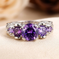 Bague Améthyste Vintage en Argent