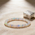 Bracelet en opale éthiopien naturel de ménopause