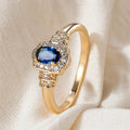 Bague en cristal Halo Safiiri Héritage