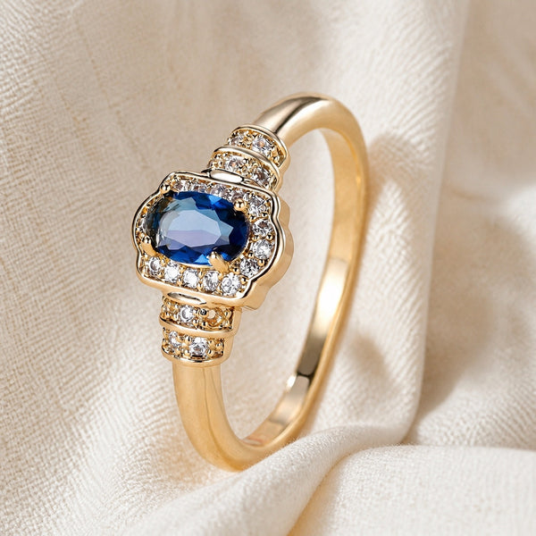 Bague en cristal Halo Safiiri Héritage