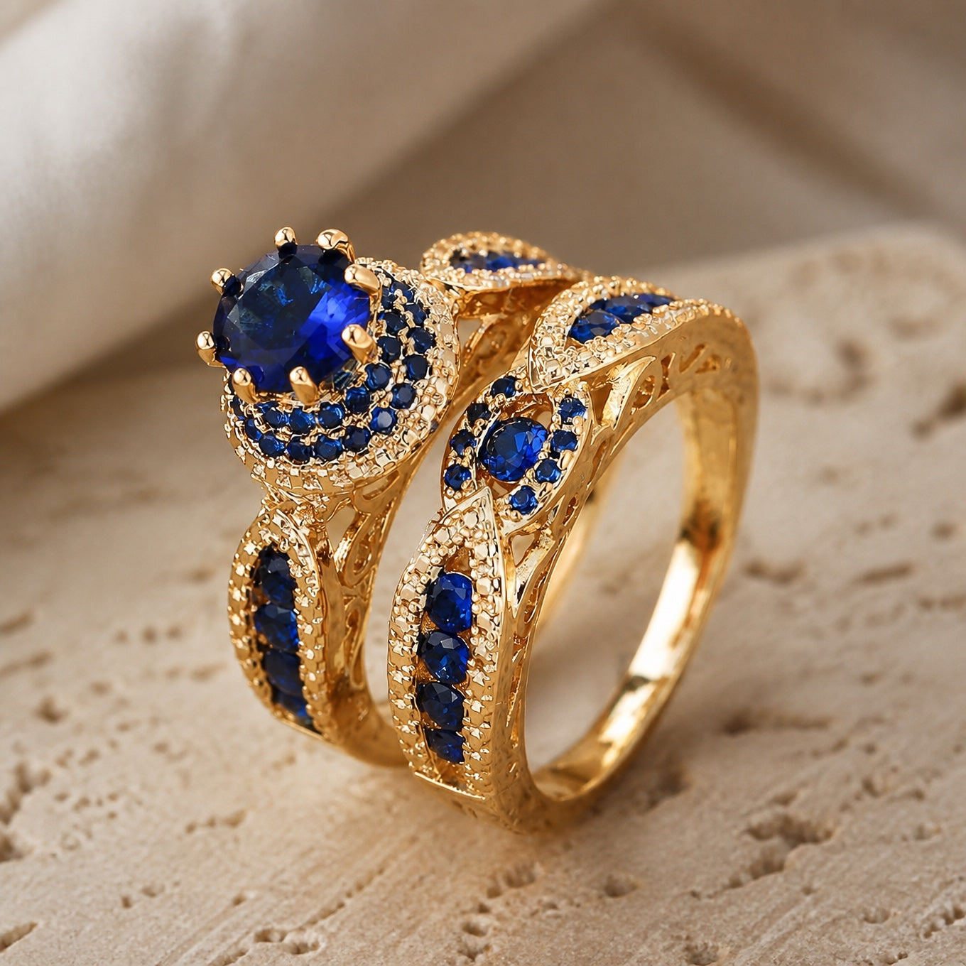 Bague Victoria Kullattu Safiiri