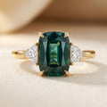 Bague Solitaire Émeraude en Or