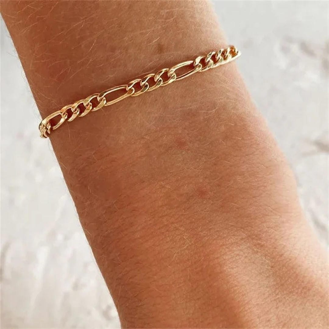 Bracelet en Chaîne Vintage Dorée