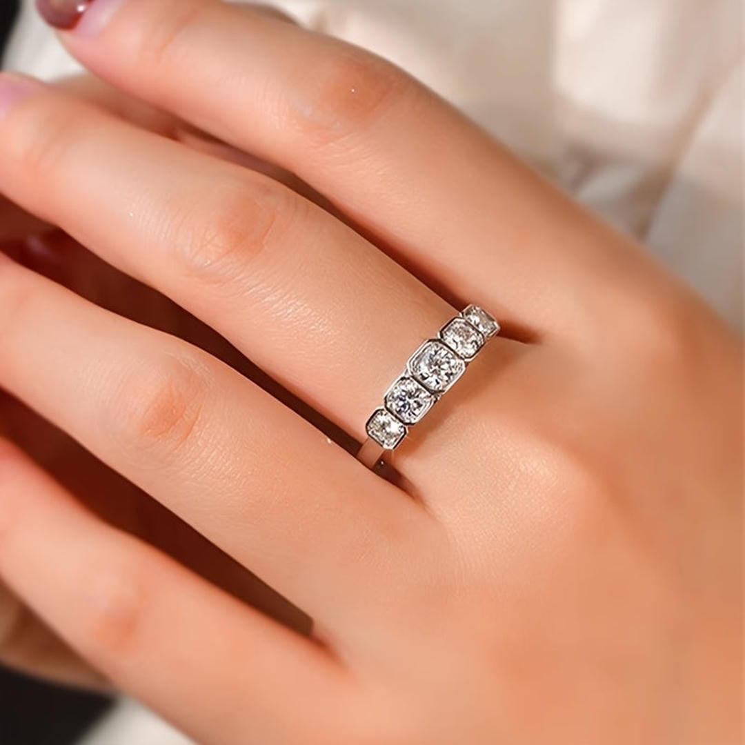 Bague Vintage Reuna Kristalli Ikuisuus