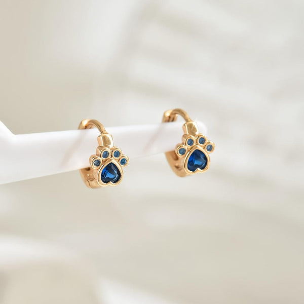 Boucles d'oreilles Huggie Safiiri Paw