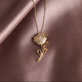 Collier de Rose Fleurie Éternelle