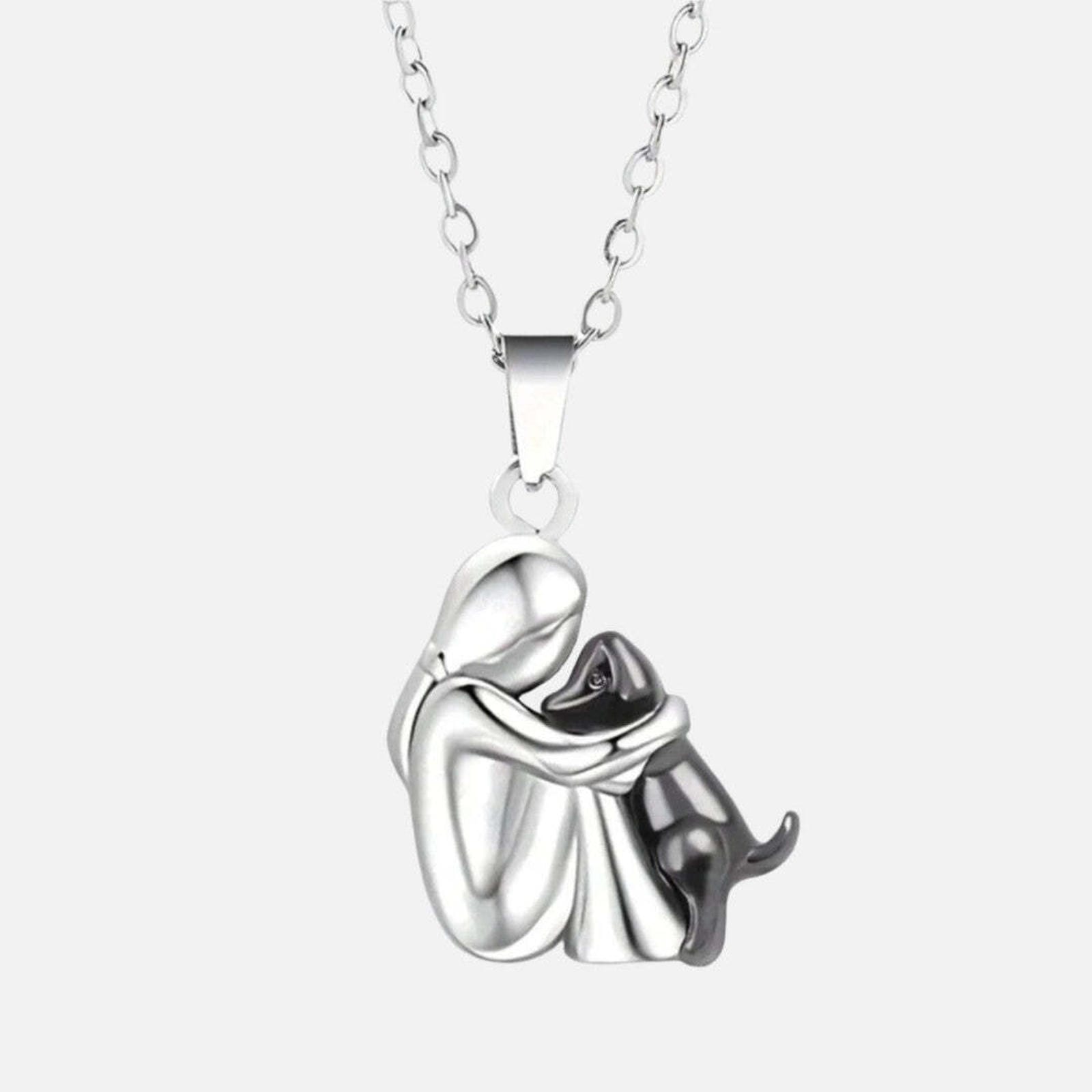 " Forever Your Sydän " Pendentif Collier Dog Hug