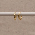 Boucles d'oreilles Huggie en or Markiisi