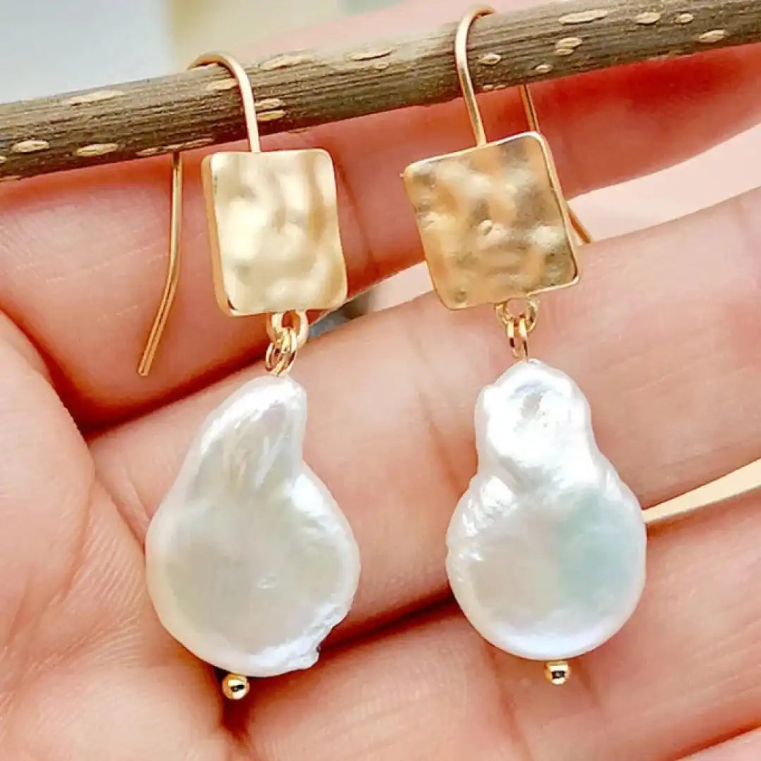 Boucles d'oreilles Retro Freshwater Helmi